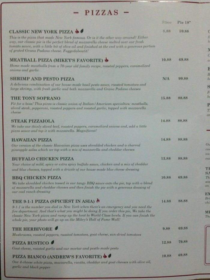 mikey's original new york pizza menu 01